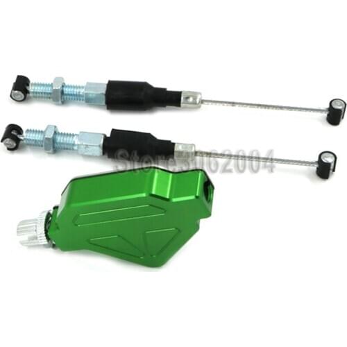 For KAWASAKI NINJA1000 NINJA 1000 2011-2015 2014 2013 Motorcycle Accessories Stunt Clutch Lever Easy Pull Cable System CNC Green