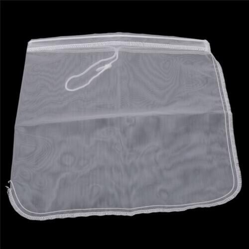 New Mesh Nylon Strainer Filter Bag Nylon Mesh Net Strain For Nut Milk Hops Tea Brewing Home Wine Beer Making Bar Tools