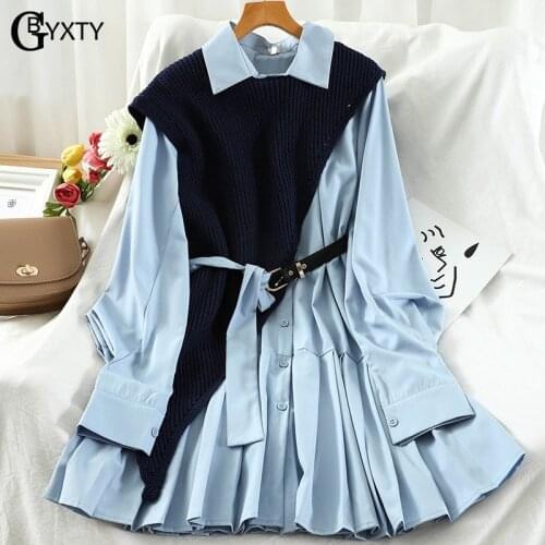 GBYXTY Fashionable Shirt Dresses