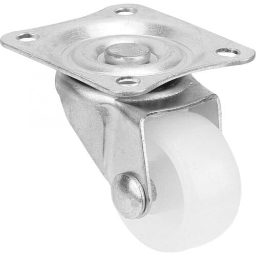 4 Pcs 1inch Caster 20Kg Capacity Nylon Material for Cart DIY Accessory Furniture Wheel Universal Caster