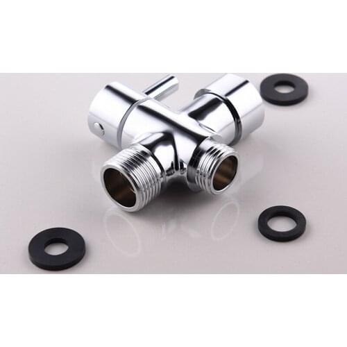 Copper chrome-plated water separator toilet companion spray gun tee fittings Bidet water separator valve