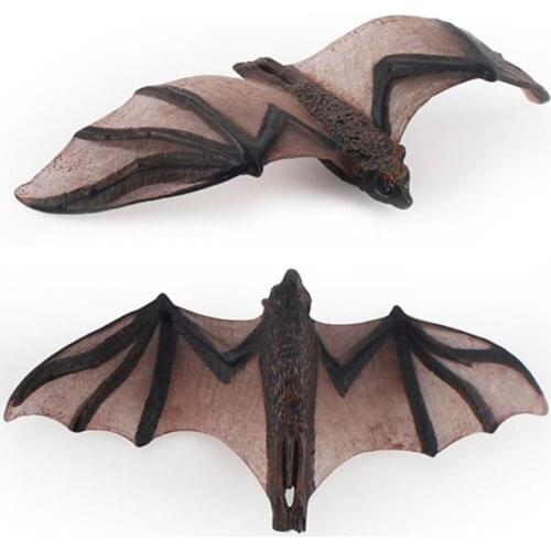 Model Toy Realistic Form Multi-use PVC Simulation Bat Model Figure for Halloween