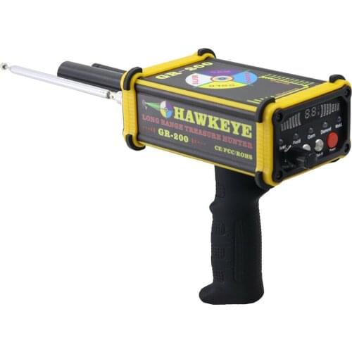 Upgraded HAWKEYE GR-200 Metal Detector Long Range Gold Digger GR200 Gold Silver Gem Diamond Copper Treasure Detector Finder