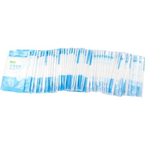 50pcs Disposable Travel Safety PE Plastic Toilet Seat Cover Mat Cushion Maternity Waterproof Antibacterial Potty Pad
