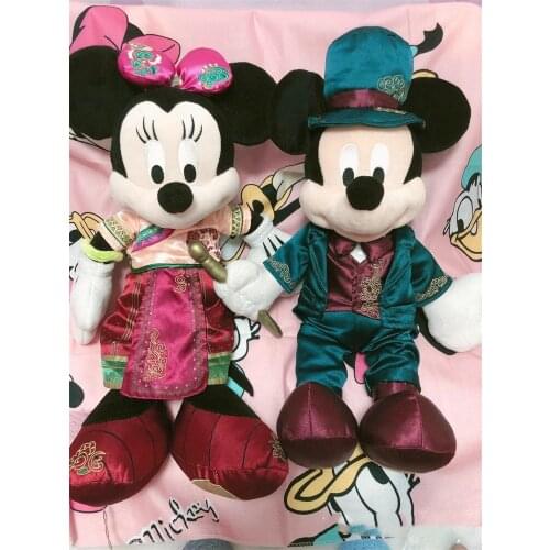 Original Disney classic Collect Mickey Minnie Shoulder bag Mickey plush toys doll Birthday Present For Child Collect toys