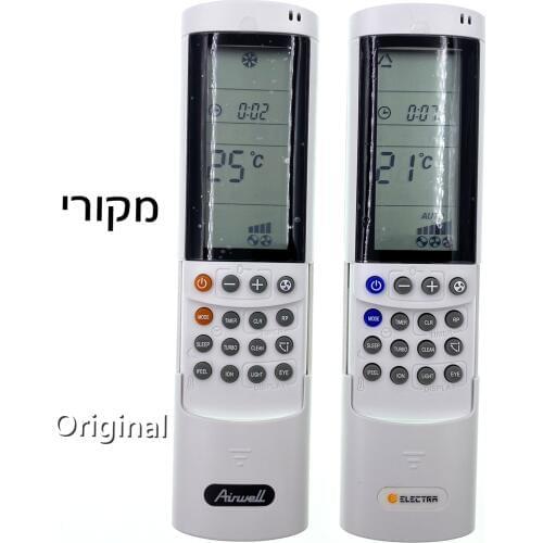 Original A/C Remote Control RC08B For Airwell ELECTRA Johnson Air Conditioner P/N:202055091468