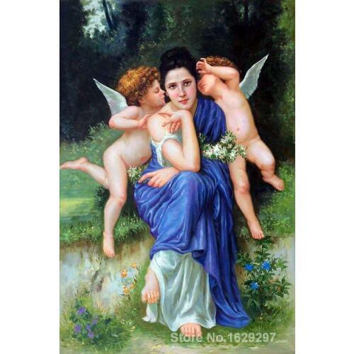 Songs of Spring William Adolphe Bouguereau painting for bedroom decoration High quality