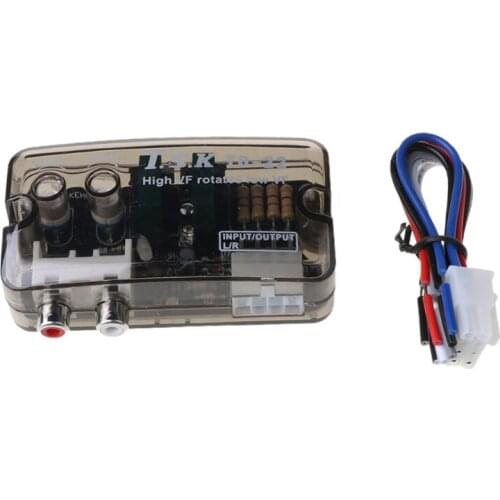 TD-22 RCA Stereo High to Low Adjustable Frequency Line Speaker Level Converter Dropshipping