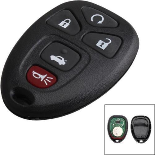 315Hz 5 Buttons Remote Start Keyless Entry Key Fob Transmitter Clicker Alarm Fit for 22733524 / KOBGT04A / 3521A-T04A