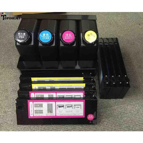 Double 4 colors solvent/UV bulk ink system for Mimaki JV33 JV5 Roland VP SJ 540 740 printer CISS ink supply UV tube