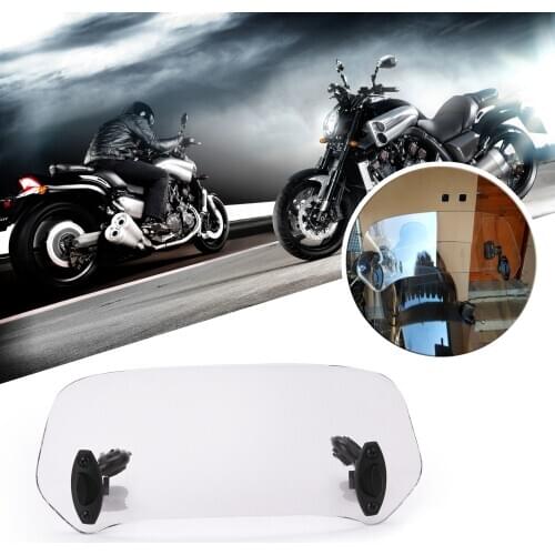 Motorcycle Front Heightening Windshield Clip Accessories Adjustable Small and Large Windshield, Suitable for Yamaha Suzuki