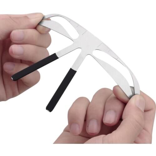 1PC Popular DIY Eyebrow Ruler Makeup Shaping Position Measure Tool Eyebrow Stencils Ruler Beauty Balance Tattoo Stencil Template