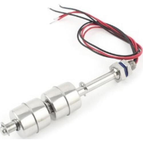 1 Pc Vertical Stainless Steel Dual Ball Tank Liquid Water Level Sensor Float Switch