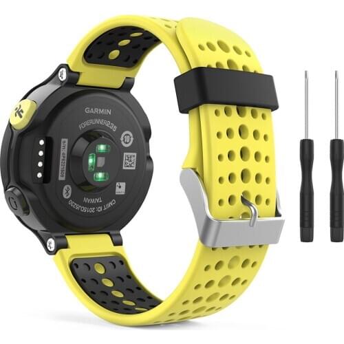 12 colors Silicone Replacement Watch Band for Garmin Forerunner 230 / 235 / 220 / 620 / 630 / 735 watch Outdoor Sport Watchstrap