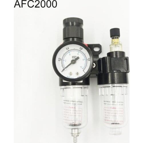 AFC2000 1/4" BSPP Pneumatic Air Filter Regulator Lubricator Combinations Oil Separator High Quality In Stock