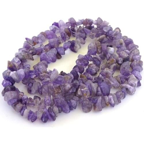 Amatista Natural Color Amythests Natural Stone Beads Accessories For Make Bracelet Necklace Cabuchones 1 String DIY Accessories