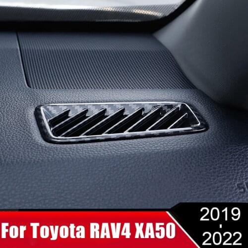 For Toyota RAV4 RAV 4 XA50 2019 2020 2021 ABS Car Center Console Air Conditioner Vent Outlet Cover Trims Decoration Accessories