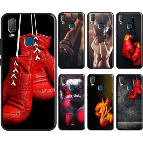 Boxing Gloves Case For Vivo Y91C Y1S Y11S Y12 Y17 Y20 Y30 Y50 Y81 S1 V11 V17 Neo V20 SE Y11 2019 Cover