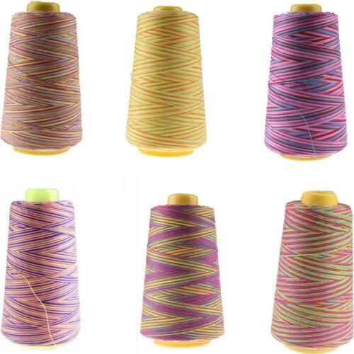 Cheap Multicolor Sewing Thread Spool 3000Y 40S/2 Polyester industrial Sewing Thread Machine Sewing Suppiles