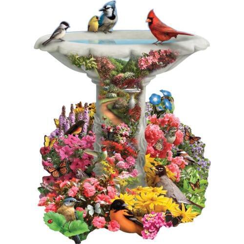 Dpsprue Full Square/Round Diamond Painting Kit Cross Stitch Bird Flower Diamond 3D Embroidery DIY 5D Moasic Gift DP517