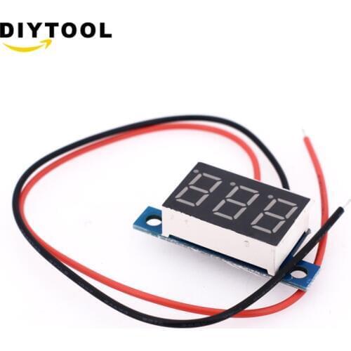 Red LED Display Mini 0.36 inch DC 3.3V - 17V Digital Voltmeter Volt Panel Indicator Monitor Voltage Meter