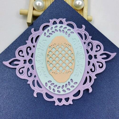 Lace Corner Frame Metal Cutting Dies Scrapbooking Embossing Folders for DIY Album Card Making Craft Stencil Greeting Photo Paper