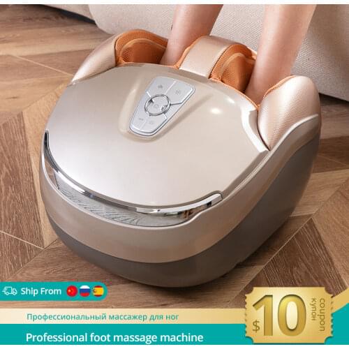 MARESE Electric Foot Massager Vibration Shiatsu Massage Machine Heating Therapy Air Compression Health Care