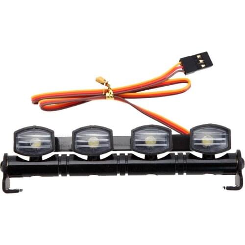 EBOYU AX-505W Multi-function Ultra Bright LED Lamp for 1/10 1/8 RC HSP Tra TAM CC01 4WD Axial SCX10 Model Car