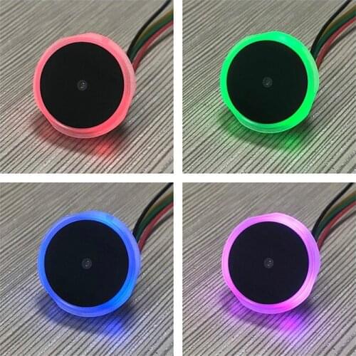 Original Stainless Steel LED Control Ring Indicator Light UART Interface 1D/2D Bar Code QR Code Barcode Reader Module