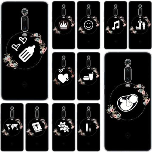 Baby girl black art highlights Silicone Case For Xiaomi Mi Note 10 9T CC9 E 9 Pro A3 Lite Play Redmi Note 8T 8 8A 6 Pro 6A 4X