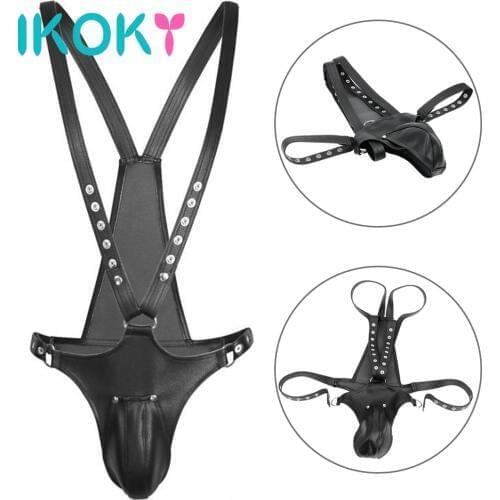 IKOKY Sexy Man G Strings SM Bondage Role Play Erotic Toys Adult Games Sex Toys for Male Sex Products