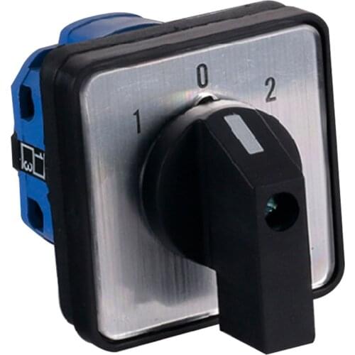 SZW26-20 660V 20A On-Off-On 3 Positions Switch Universal Durable Rotary Selector Changeover Switch