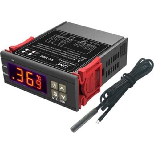 TOP STC-1000 LED Digital Thermostat for Incubator Temperature Controller Thermoregulator Relay Heating Cooling 110-220V