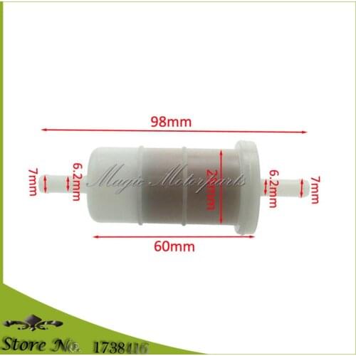 1/4" Fuel Filter For Briggs & Stratton John Deere Mercury Johnson Evinrude Snowmobile Dirt Bike ATV Mower Outboard Mariner