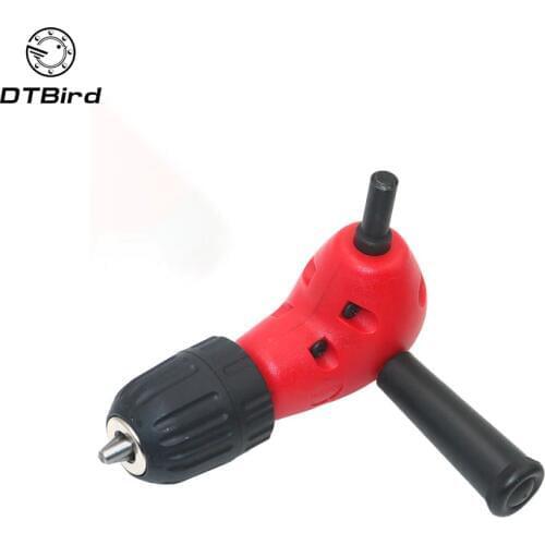 90 Degree Angled Drill Chuck Universal Drill Bit for Metal Adapter Screwdriver Corner Easily Locks High Quality