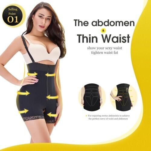 Womens Post Partum Slimming Sheath Belly Body Shaper Waste Trainer Shapewear Tummy Control Plus Size Shape Wear Waisttrainer