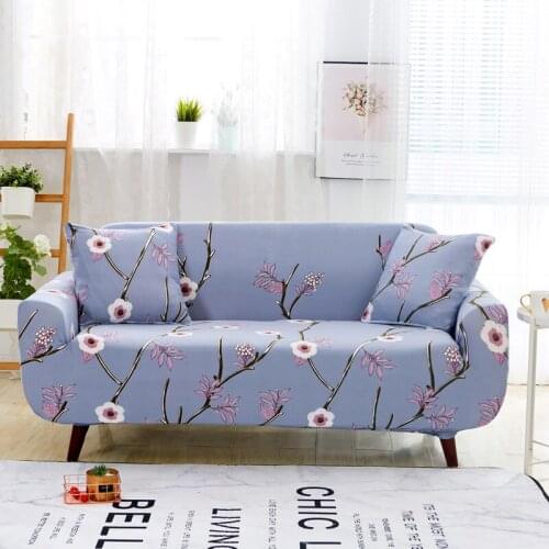 1/2/3/4 Seat Printed Sectional Stretch Sofa Slipcovers Elastic Stretch Sofa Cover For Living Room Couch Cover Armchair Cover