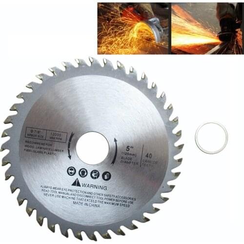 1pc Oscillating Tool Accessories 5 Inch Table Cutting Disc For Wood Carbide Tipped 1" Bore 40 Teeth Max RPM 5,500