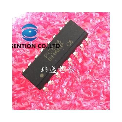 10PCS PC846 DIP-16 light coupling EL846 846 light coupling PC816-4 chips in stock 100% new and original
