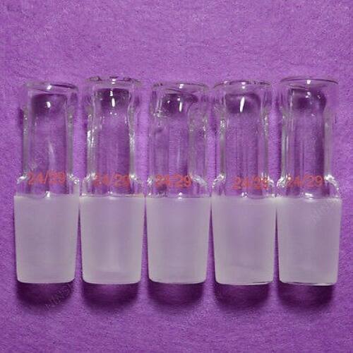 24/29,Hollow Glass Stopper,Glass Plug,5 Pcs,Laboratory Glassware