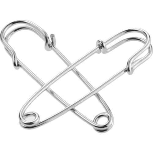 5pcs Lot 100% Stainless Steel Safty Pins Brooches Clasps DIY Tools Jewelry Findings Making Supplies Handmade Wholesale Crafts