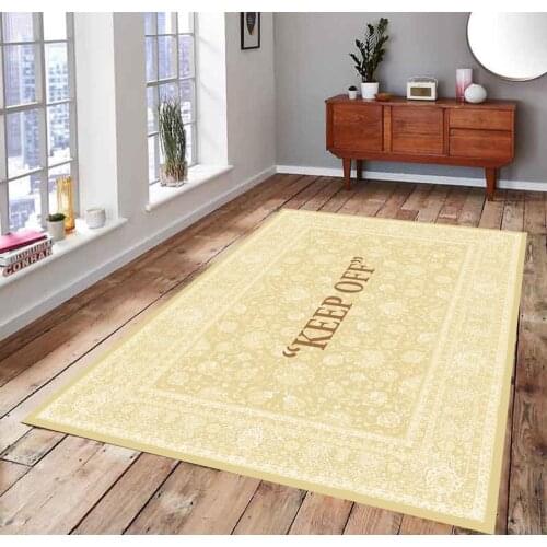 KEEP OFF 7 Classic Patterned Carpet , Fan Carpet Non Slip Floor Carpet,Teens Carpet,Area Rug