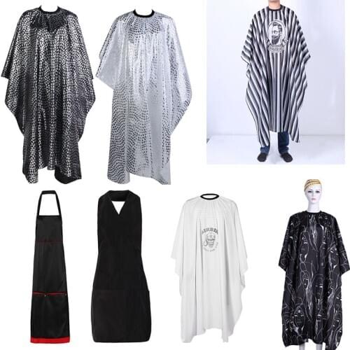 Salon Hairdresser Cut Cape Antistatic Hairdressing Wrap For Haircutting Waterproof Barber Haircut Gown Apron Salon Styling Cloth