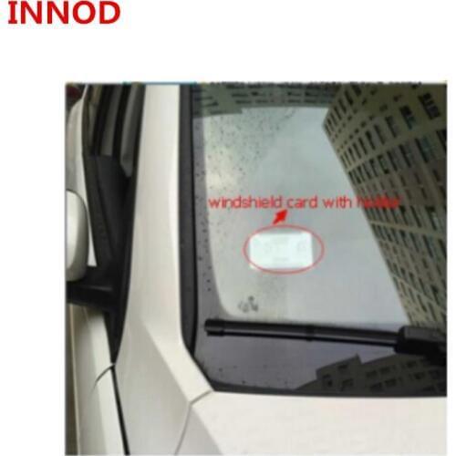 Free 18000-6c passive uhf epc gen2 long range rfid glass tag vehicle access control car uhf rfid windshield card label sticker