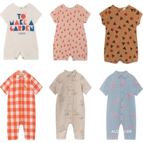 Baby Boys Girls Romper bobo 2019 Summer Toddler Newborn Infant Sleeveless Print Cotton Jumpsuits Playsuits Overalls Outfits