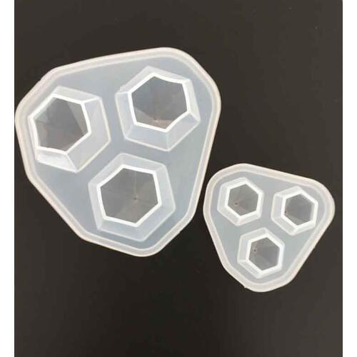 Transparent Silicone Mould Dried Flower Resin Decorative Craft DIY diamond Mold cutting shape Type epoxy resin molds for jewelry