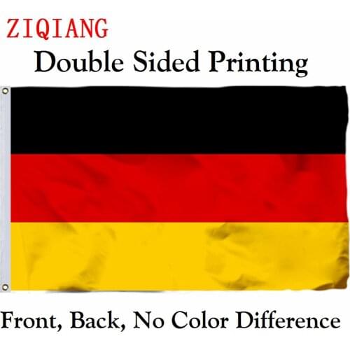 Germany Flag 3x5ft Polyester Flying Size 90x150cm Custom High Quality Double Sided Printing Banner