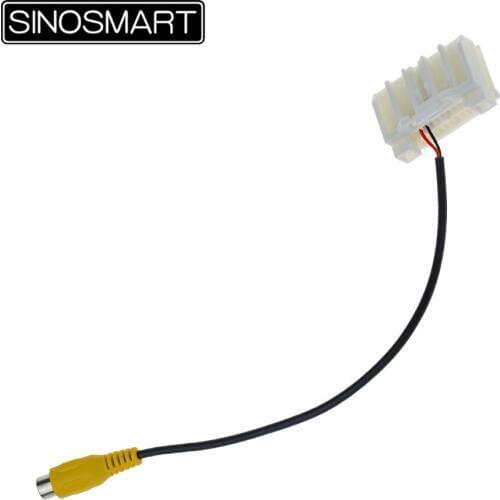 SINOSMART C20 20PINs Reversing Camera Connection Cable for Jeep Compass OEM Monitor without Damaging the Car Wiring