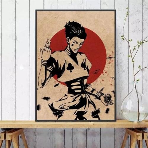Hd Prints Picture Wall Hisoka Anime Artwork Modular Japan Moon Gift Painting Poster Canvas Living Room Home Decoration Framed