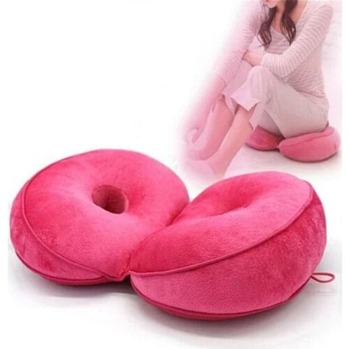 Comfort Car Seat Cushion Memory Foam Hip Lift Seat Cushion Beautiful Butt Latex Seat Cushion Pad Home Office Pink Chair Cushion